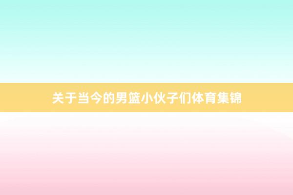 关于当今的男篮小伙子们体育集锦