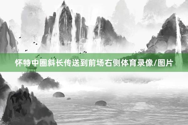 怀特中圈斜长传送到前场右侧体育录像/图片