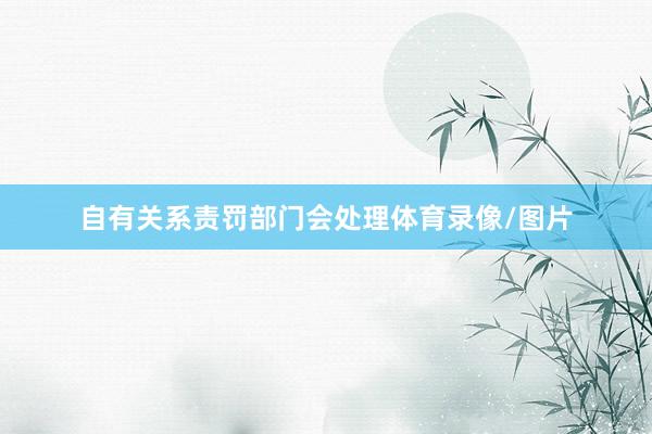 自有关系责罚部门会处理体育录像/图片