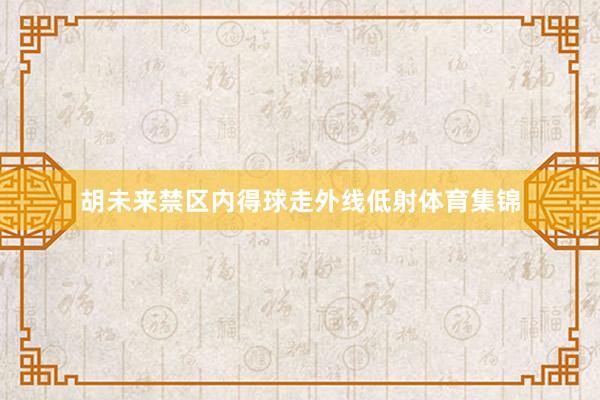 胡未来禁区内得球走外线低射体育集锦