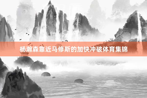 杨瀚森靠近马修斯的加快冲破体育集锦
