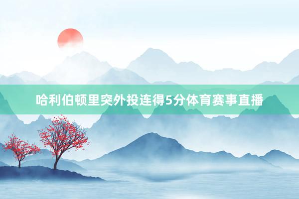 哈利伯顿里突外投连得5分体育赛事直播